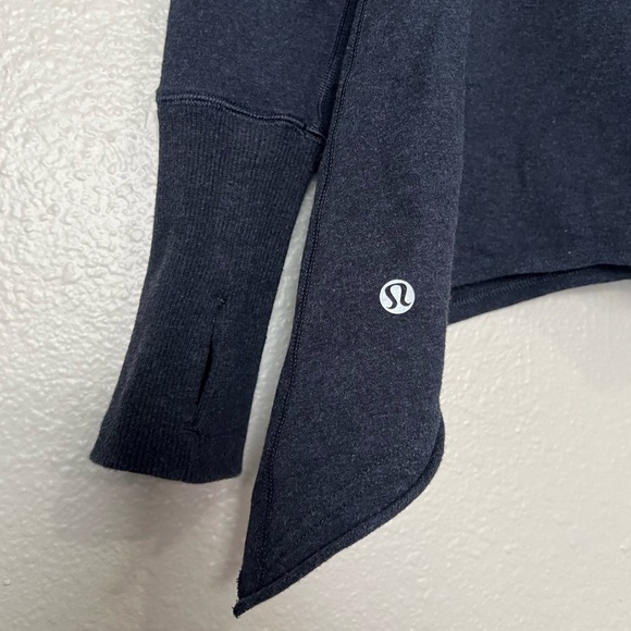 Lululemon Tea Lounge Pullover Heathered Deep Navy - Picture 10 of 12